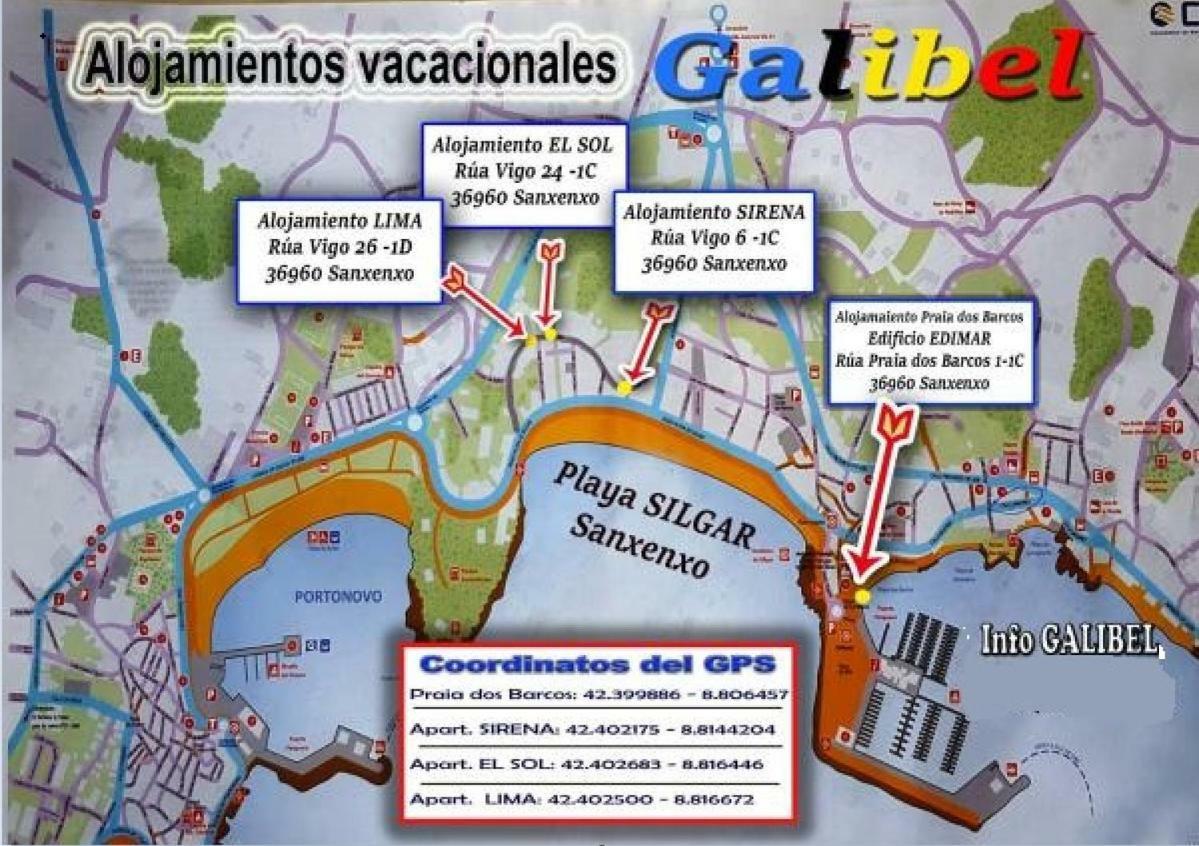 Lima-Galibel Apartment Sanxenxo Ngoại thất bức ảnh